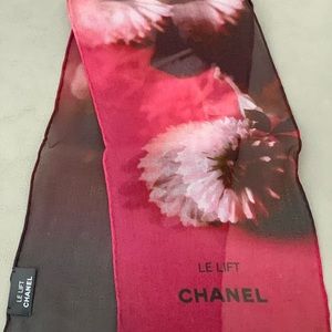 Chanel Le Lift sheer scarf